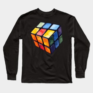 Rubiks Cube Long Sleeve T-Shirt